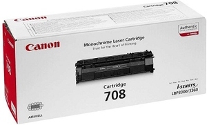 Купить Laser Cartridge Canon 708 B (0266B002), black (2500 pages) for LBP-3300/3360, HP LJ 1160/ 1320 series