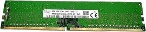 Купить RAM - DELL / SK Hynix 8GB 1Rx8 DDR4 UDIMM 2400MHz, ECC, for Dell PowerEgde R230/T130