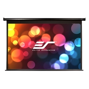 Cumpăra Elite Screens 100" (16:9) 222 x 125 cm, Electric Projection Screen, VMAX2 Series with IR/Low Voltage 3-way wall box, TopDrop 15cm, Black