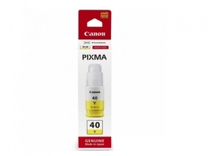 Купить Ink Bottle Canon INK GI-40 Y (3402C001), Yellow, 70ml for Canon Pixma G6040/ G5040/ GM7040, 7700 p.