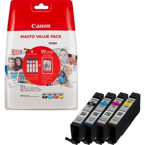 Cumpăra Ink Cartridge Canon CLI-481 PB (2102C001) Photo Blue for Canon PIXMA TS6140, TS8140, TS9140, TR7540, TR8540