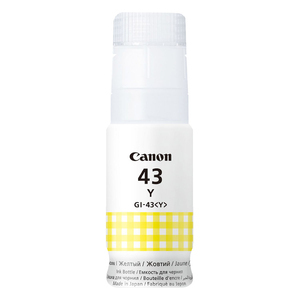 Купить Ink Bottle Canon INK GI-43 Y (4689C001), Yellow, 60ml for Canon Pixma G640/540, 8000 pages.