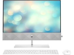 Купить All-in-One PC - 27" HP Pavilion 27-ca0020ur 27" QHD IPS AG Non-Touch, AMD Ryzen 5 5500U, 8GB (2x4Gb) DDR4, 512GB M.2 PCIe NVMe SSD, AMD Integrated Graphics, CR, QHD 5MP Cam, WiFi6 + BT5, HDMI, USB-C, LAN, USB Keyboard and Mouse wired 310, Speakers B&O 5W, FreeDos, White.