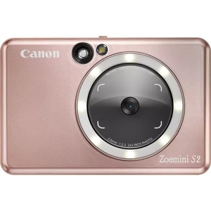Купить Printer Canon Zoemini 2 ZOEMINI S2 ZV223 Rosegold, Compact Photo 8MP, Ink-free 314x600, Wi-Fi, Bluetooth 5.0, ZINK, MicroSD up to 256Gb,  Android 6.0, iOS 12, Windows, Mac OSX, Canon Zink 10 pcs 2.0”x3.0” + SMARTSHEET 1 pcs.