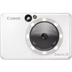 Купить Printer Canon Zoemini 2 ZOEMINI S2 ZV223 Pearl White, Compact Photo 8MP, Ink-free 314x600, Wi-Fi, Bluetooth 5.0, ZINK, MicroSD up to 256Gb,  Android 6.0, iOS 12, Windows, Mac OSX, Canon Zink 10 pcs 2.0”x3.0” + SMARTSHEET 1 pcs.