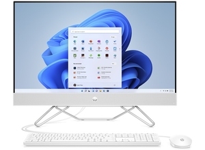 Купить All-in-One PC - 27" HP AiO 27-cr0017ci 27" FHD IPS Non-Touch, AMD Ryzen 3 7320U, 8GB LPDDR5 5500 (onboard), 512Gb M.2 PCIe NVMe SSD, AMD Integrated Graphics, CR, HD Cam, WiFi6 2x2 + BT5.2, HDMI, LAN, Wired USB Keyboard and Mouse, FreeDos, Shell White.