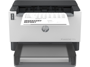Купить Printer HP LaserJet Tank 1502w, White,  A4, 600x600 dpi, up to 22 ppm, 64MB, Up to 25000 pages/month, Hi-Speed USB (compatible with USB 2.0); 802.11a/b/g/n (2.4/5 GHz), PCLmS; URF; PWG, HP Smart App, Apple AirPrint™, W1530A/X Cartridge (~2500/5000 pages) Starter ~5000pages